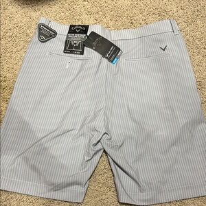 Callaway Gray Flat Front Shorts for Leisure